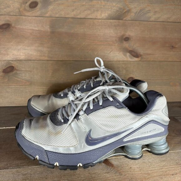 nike shox turbo V mens size 11 shoes gray athletic running sneakers - Picture 1 of 8